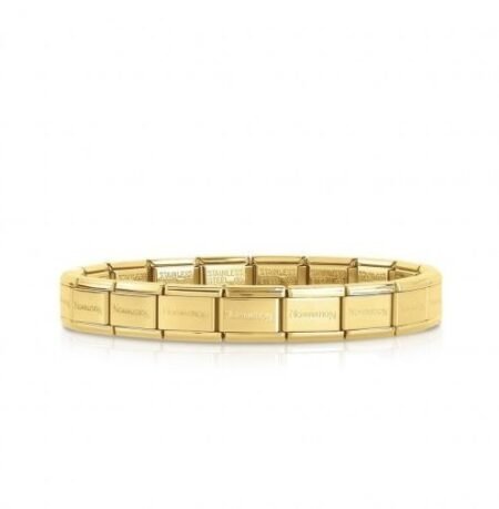 Nomination Base bracelet made of yellow gilded steel 030001 SI 008