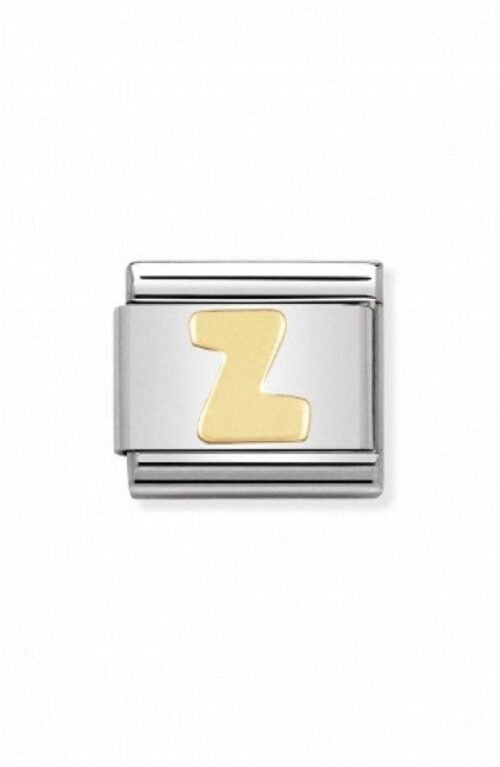 Nomination Composable Link γράμμα Z χρυσό 18Κ 030101 26