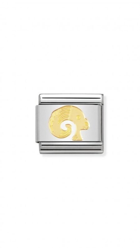 Nomination Composable Link Κριός χρυσό 18Κ 030104 01