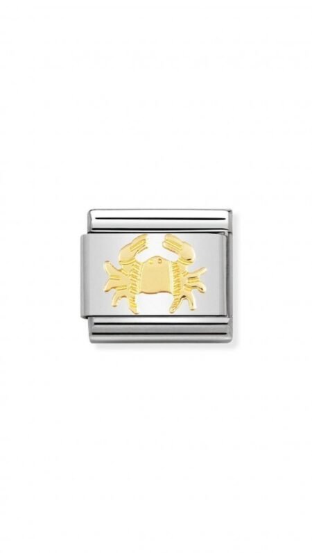 Nomination Composable Link Καρκίνος χρυσό 18Κ 030104 04
