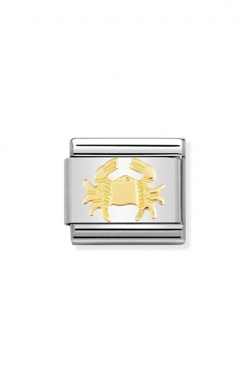 Nomination Composable Link Καρκίνος χρυσό 18Κ 030104 04