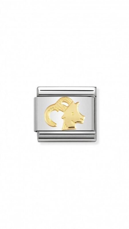 Nomination Composable Link Αιγόκερως χρυσό 18Κ 030104 10