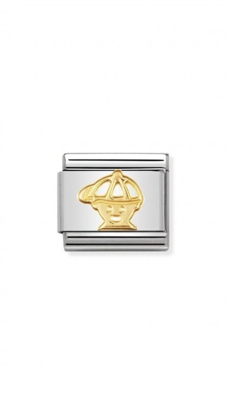 Nomination Composable Link Αγοράκι χρυσό 18Κ 030110 04