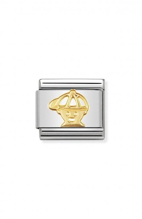 Nomination Composable Link Αγοράκι χρυσό 18Κ 030110 04