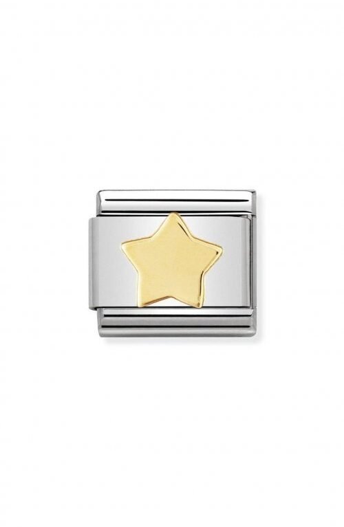 Nomination Composable Link Αστέρι χρυσό 18Κ 030110 17