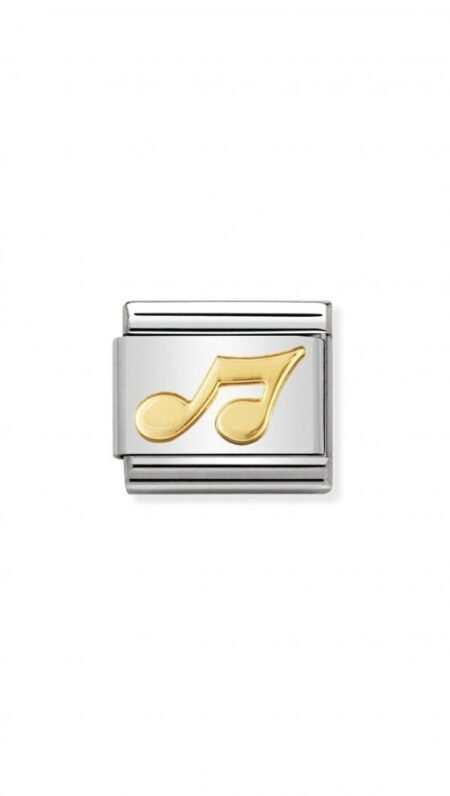 Nomination Composable Link Μουσική Νότα χρυσό 18Κ 030117 02