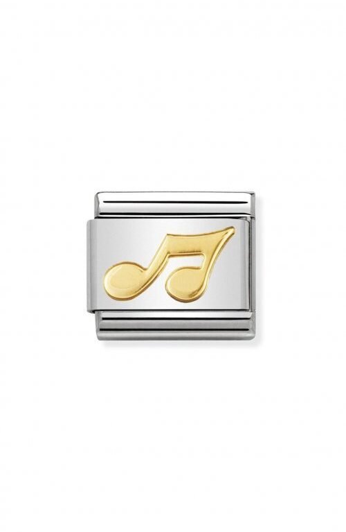 Nomination Composable Link Μουσική Νότα χρυσό 18Κ 030117 02