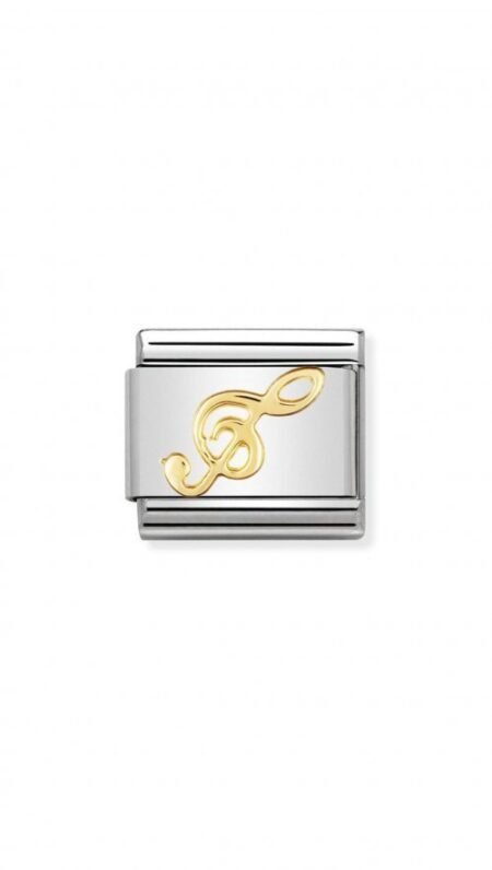 Nomination Composable Link Κλειδί του Σολ χρυσό 18Κ 030117 08