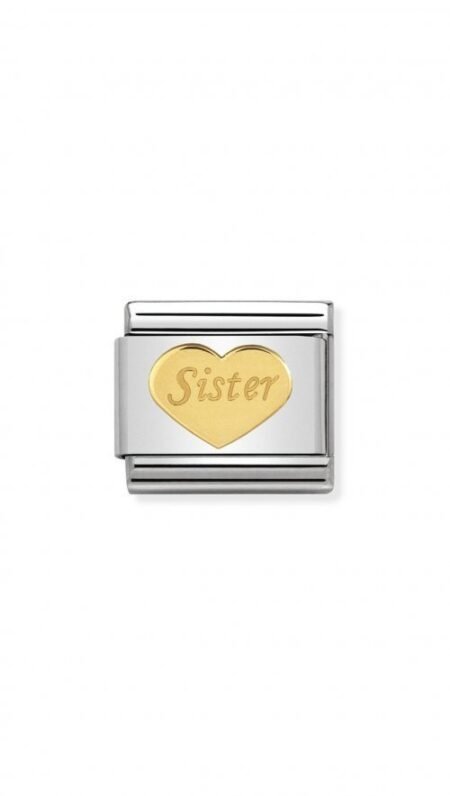 Nomination Composable Link "SISTER" χρυσό 18Κ 030162 36