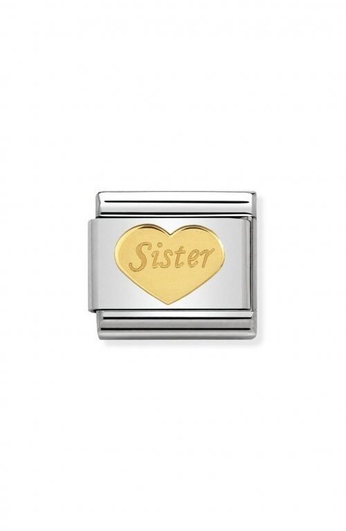 Nomination Composable Link "SISTER" χρυσό 18Κ 030162 36