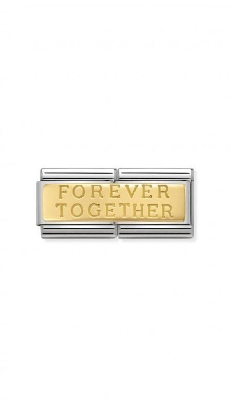 Nomination Composable Double Link "Forever Together" 18K 0303710 02