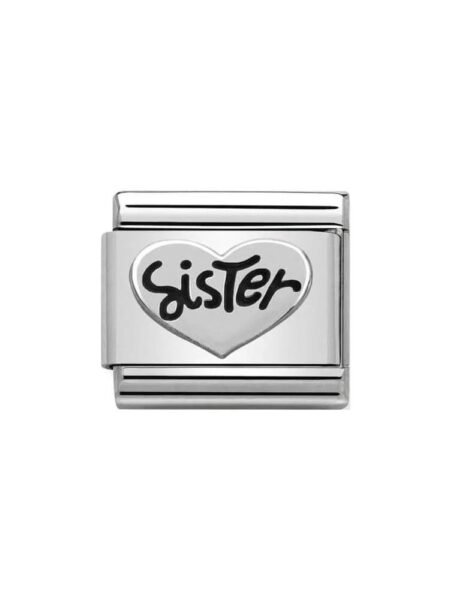 Nomination Composable Link καρδιά "Αδερφή" 330101 11