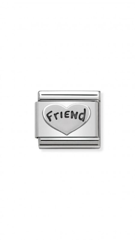 Nomination Composable Link καρδιά "FRIEND" 330101 18