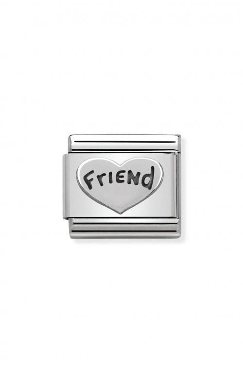 Nomination Composable Link καρδιά "FRIEND" 330101 18