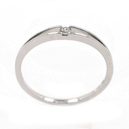 18k platinum ring with Breuning diamond 41/81077
