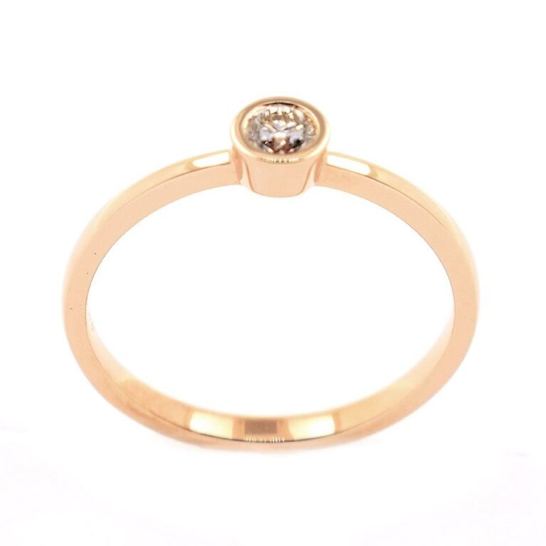 Δαχτυλίδι 18k Ροζ Χρυσό με Διαμάντι BREUNING 41-82153Ρ