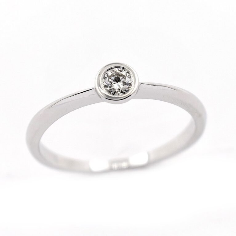 Δαχτυλίδι 18k Λευκόχρυσο με Διαμάντι BREUNING 41/85128W