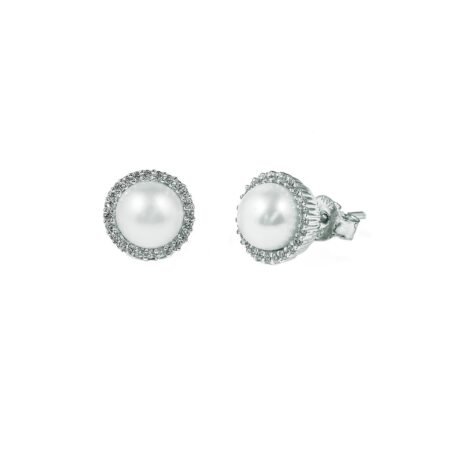 VARTAN Pearl Earrings Gold V11146