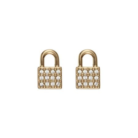 DKNY PADLOCK STUD 5520120 EARTH
