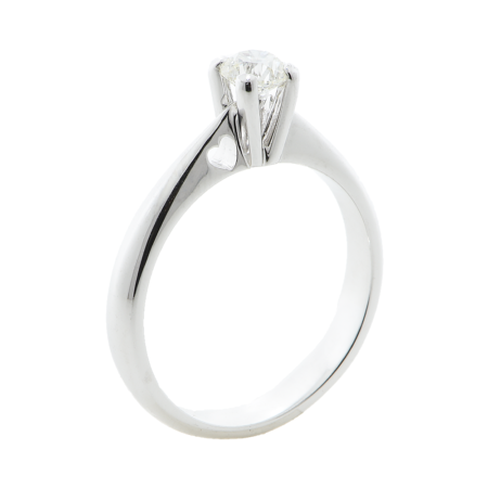 18k platinum ring with diamonds 7828