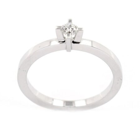 18k platinum ring with DA204932 diamond diamond