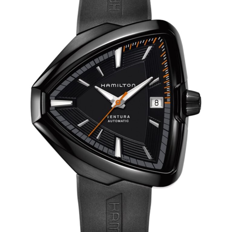 HAMILTON Ventura Elvis80 Automatic Black Rubber Strap H24585331