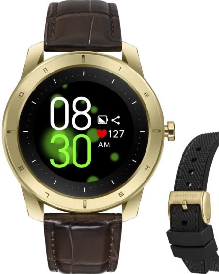 KENNETH COLE Wellness Smartwatch with Interchangeable Band Set KCWGD2174062
