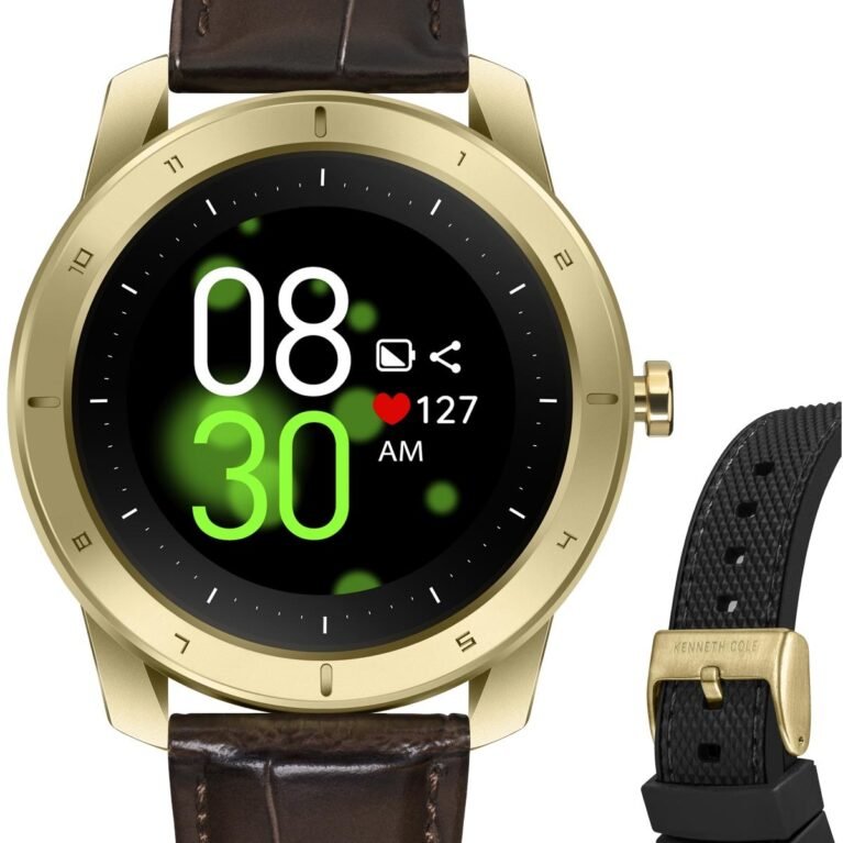 KENNETH COLE Wellness Smartwatch with Interchangeable Band Set KCWGD2174062