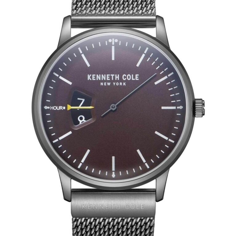 KENNETH COLE Modern Classic Grey Stainless Steel Bracelet KCWGH2221103