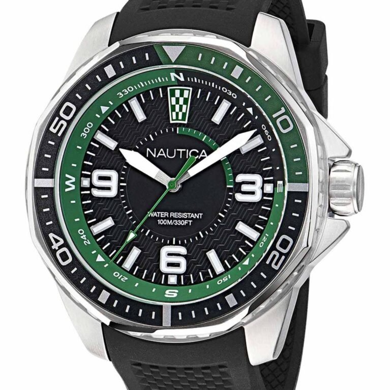 Watch NAUTICA Koh May Bay Black Silicone Strap