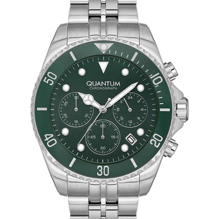 Ρολόι QUANTUM Powertech Chronograph Silver Metallic Bracelet PWG930.370