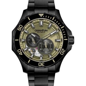 QUANTUM Q-Master Automatic Black Metallic Bracelet QMG1188.070