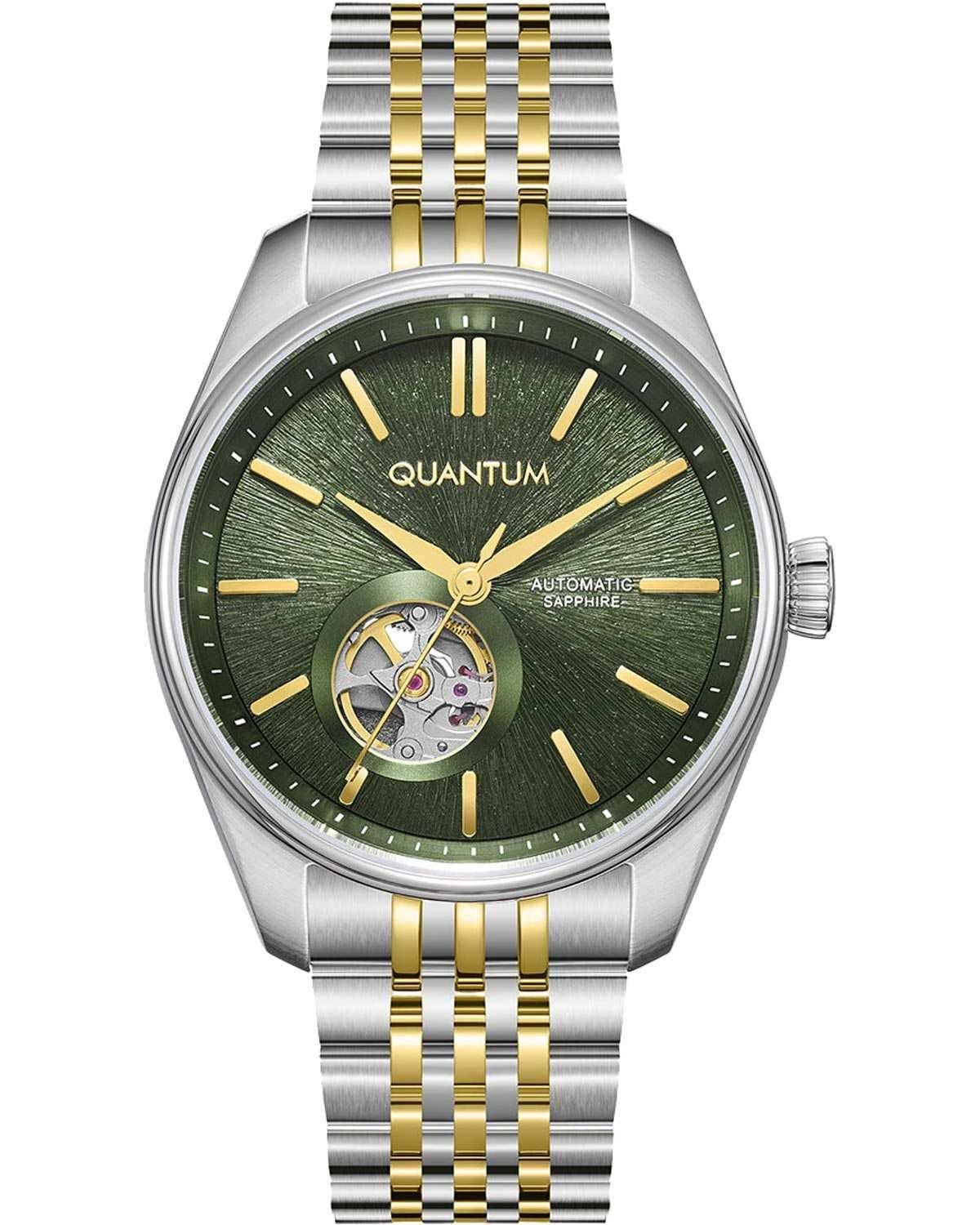 QUANTUM Q-Master Automatic Two Tone Metallic Bracelet QMG1207.270