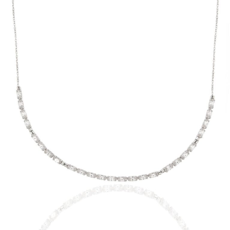 14k chicken necklace with zircon v11034