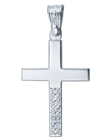 Cross 14K platinum with Zircon Triantos V11183