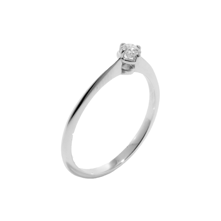 Δαχτυλίδι 18k Λευκόχρυσο με Διαμάντια W8197