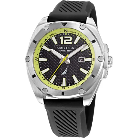 Ανδρικό ρολόι Nautica NAPTCS222 με μαύρο λουράκι NAPTCS222