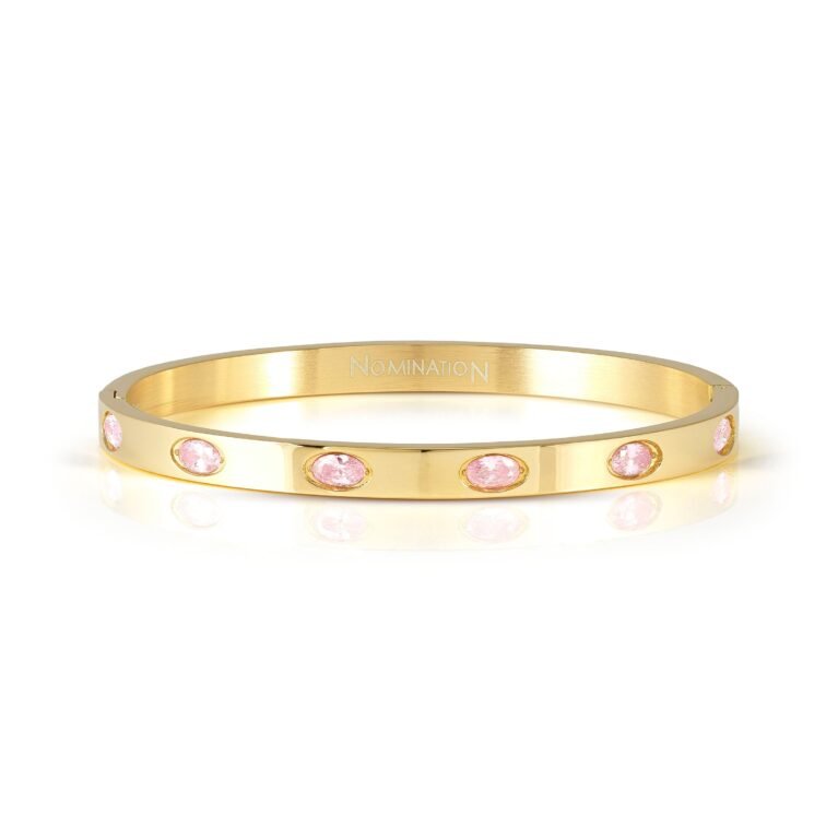 Nomination Βραχιόλι Pretty Bangles Χρυσό Pink Πέτρες (L)