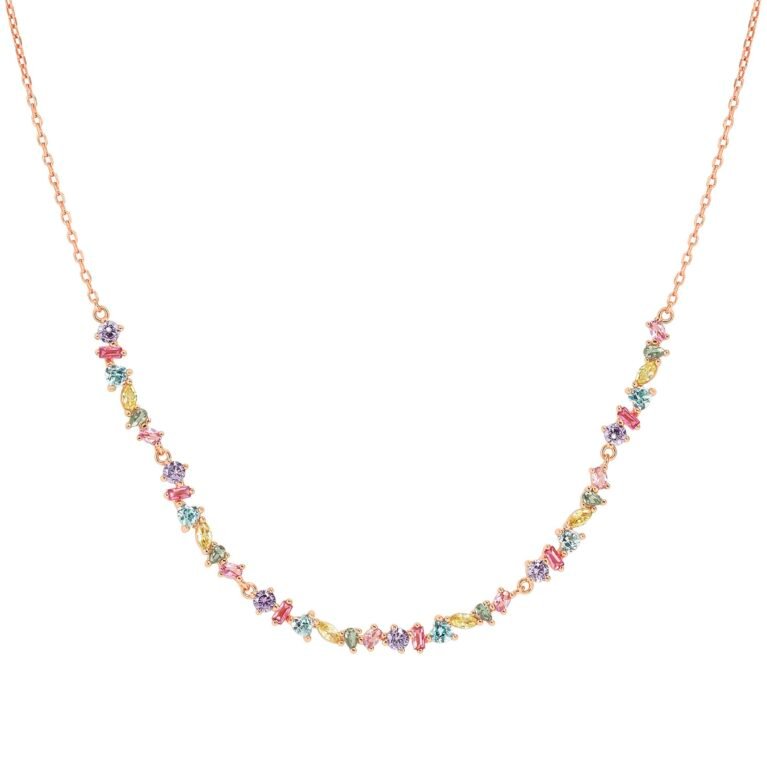 Nomination Κολιέ Colour Wave Mini Ροζ Χρυσό Multicolour