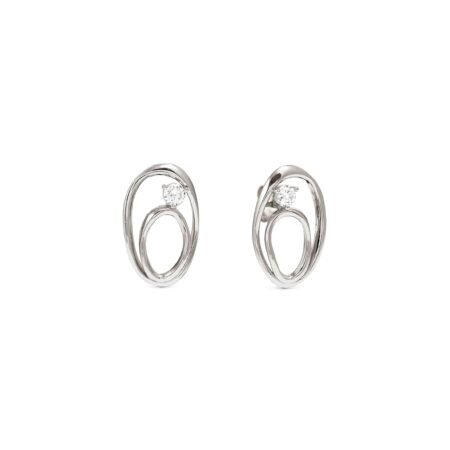 Nomination My Rebel Art Oval Stud Earrings Silver