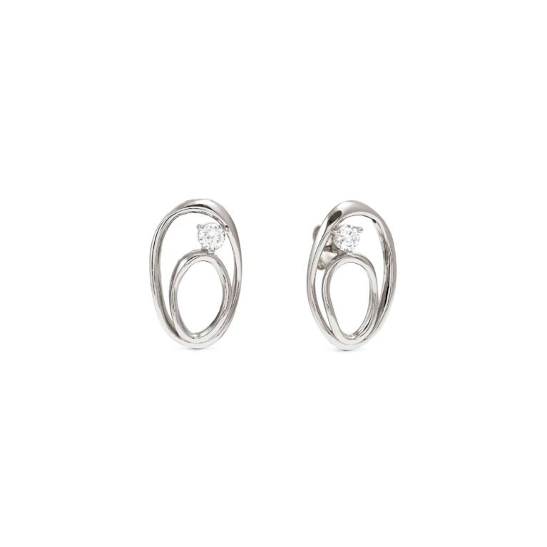 Nomination My Rebel Art Oval Stud Earrings Silver
