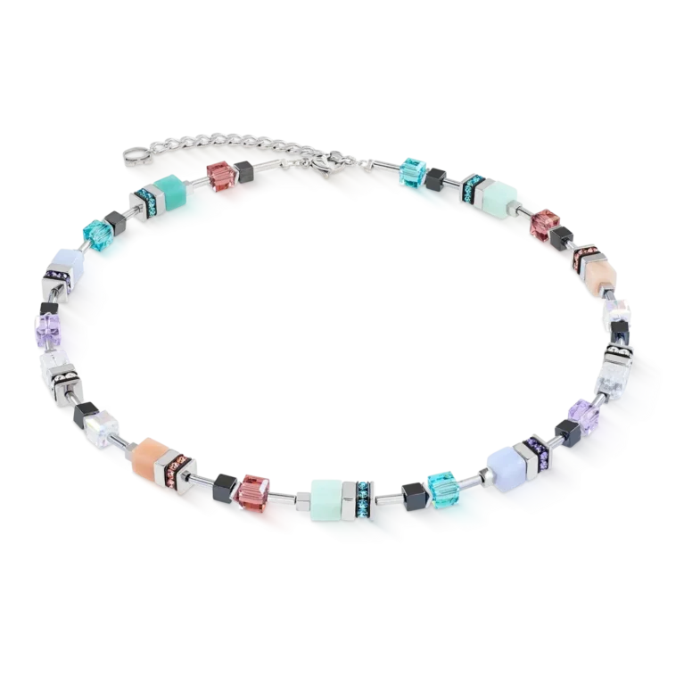 Coeur de Lion GeoCUBE Precious Motion Necklace Sorbet