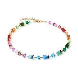 Coeur de Lion Precious Rainbow Necklace Gold