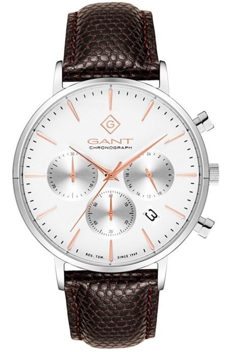 GANT Park Avenue Brown Leather Chronograph