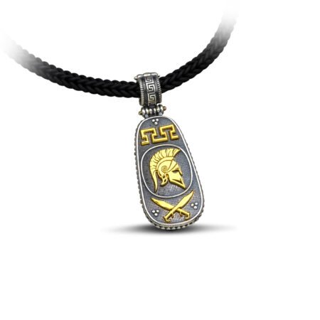 Dimitrios Exclusive Κολιέ Spartan Warrior Μενταγιόν