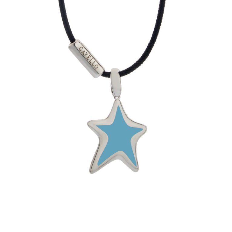 My Gavello Stella Necklace with light blue essenza (small)