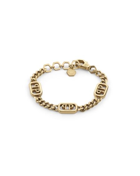 Philipp Plein Βραχιόλι Plein Lettering Αλυσίδα Χρυσό