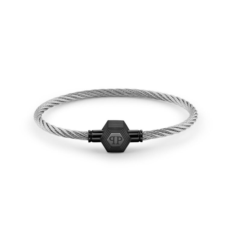 Philipp Plein Βραχιόλι Plein Enigma Gunmetal (L)