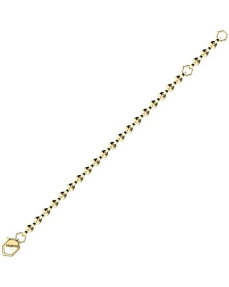 Bikkembergs Βραχιόλι Skin Χρυσό με Διαμάντι 0.01 ct