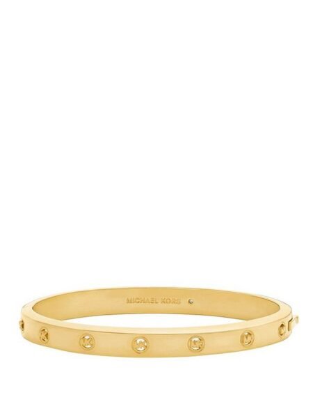 Michael Kors Logo Bangle Bracelet Gold-Tone
